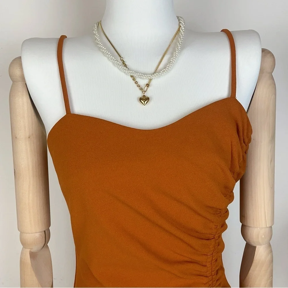 Elliatt Oceana Mini Dress in Amber - Picture 4 of 7